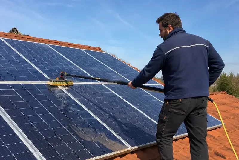 Nettoyage et entretien de panneaux solaires à Saint-Nazaire-d'Aude